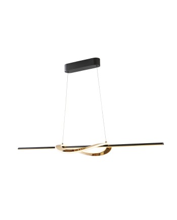 ENORA- LAMPARA - NEGRO / DORADO